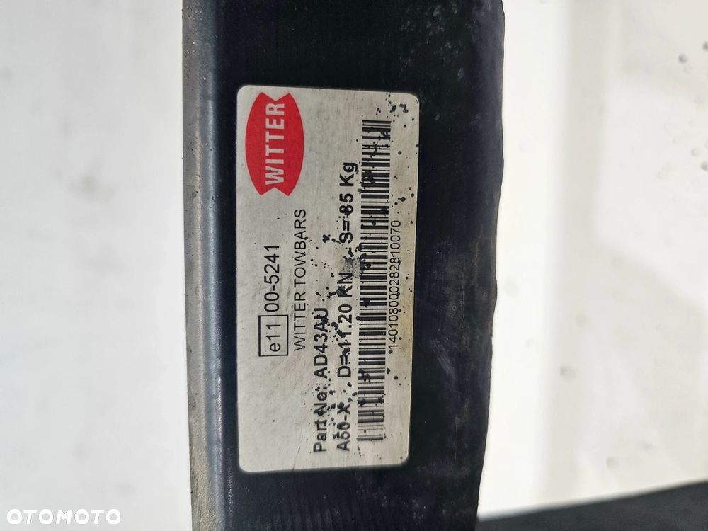 HAK HOLOWNICZY ODKRĘCANY AUDI A4 B8 A5 8T WITTER - 9