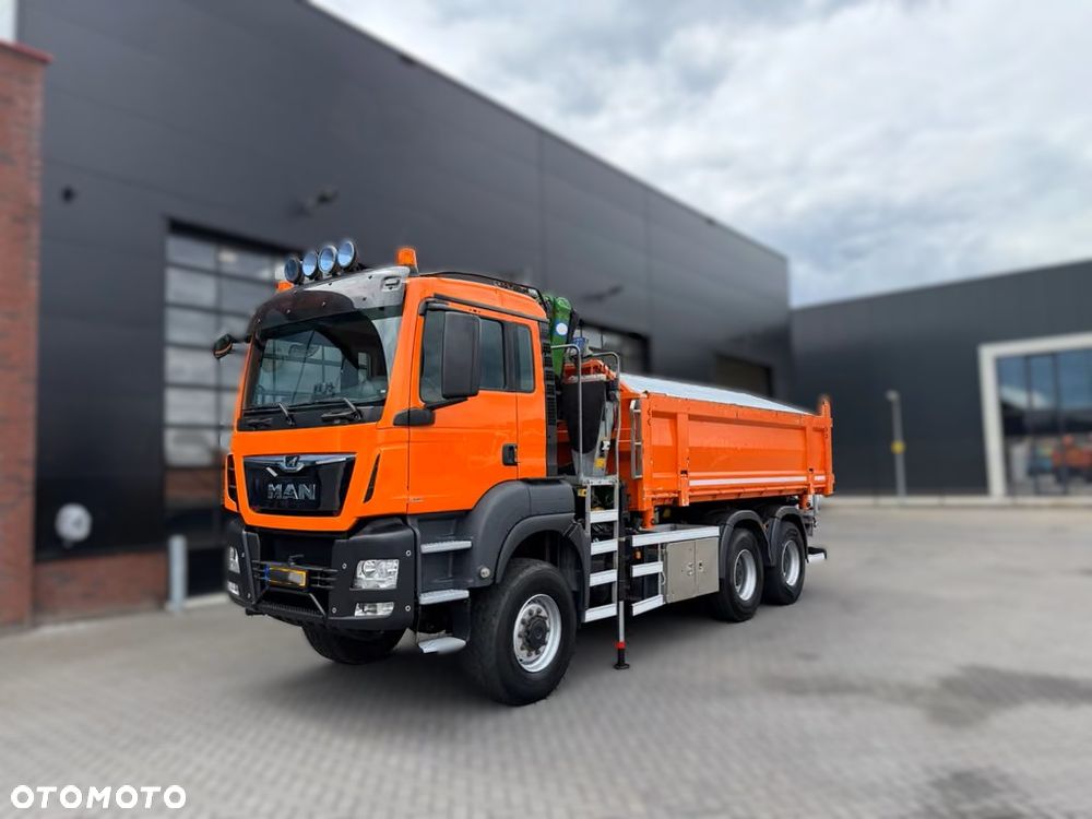 MAN TGS 26.400 6x6 ALLRAD – składany żuraw HMF 1643 Z2 +wywrotka HYVA - 4