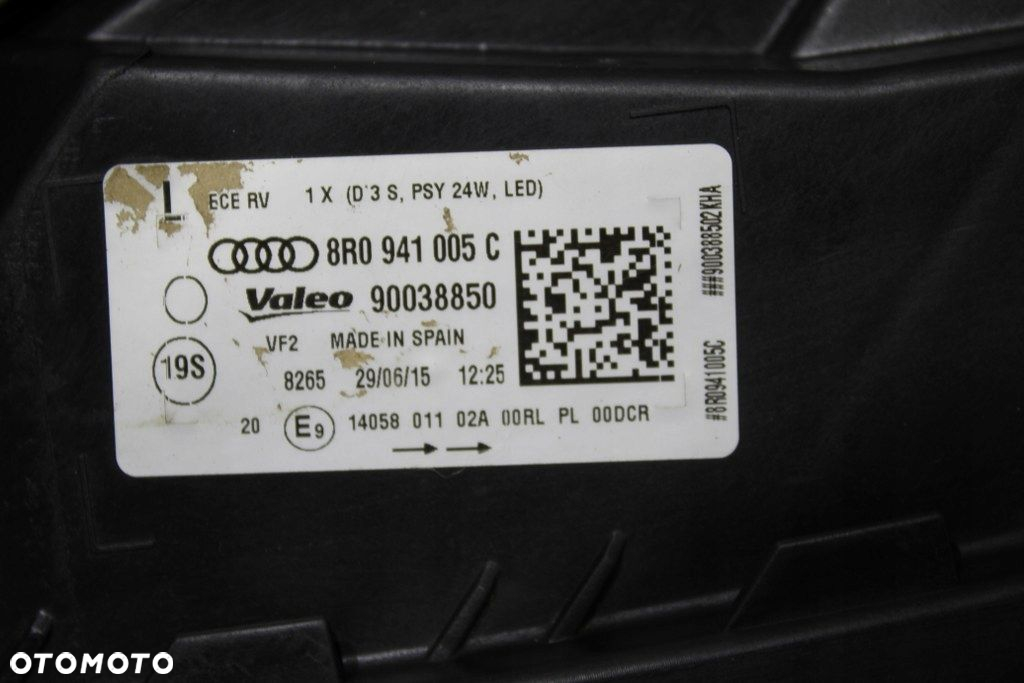Audi Q5 8R0 Lift Xenon Lewy Lampa Przód Lewa Ładna Ślizg - 4