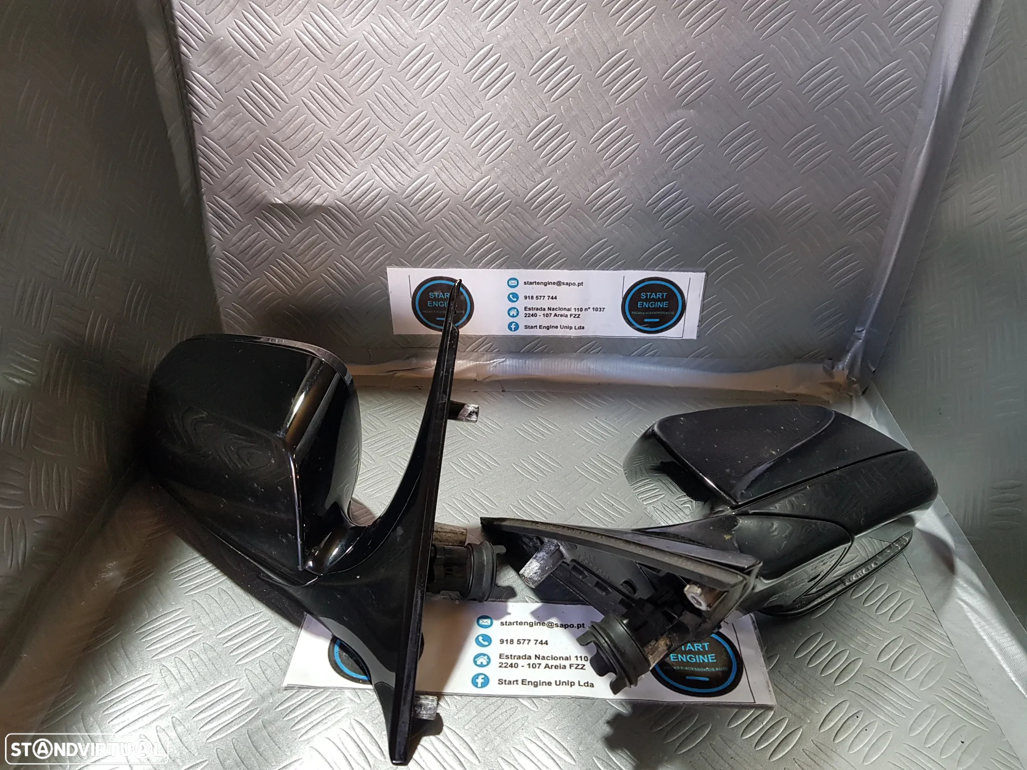 Espelho retrovisor Direito BMW serie 5 F10 F11 com triângulo aviso de ultrapassagem - 2