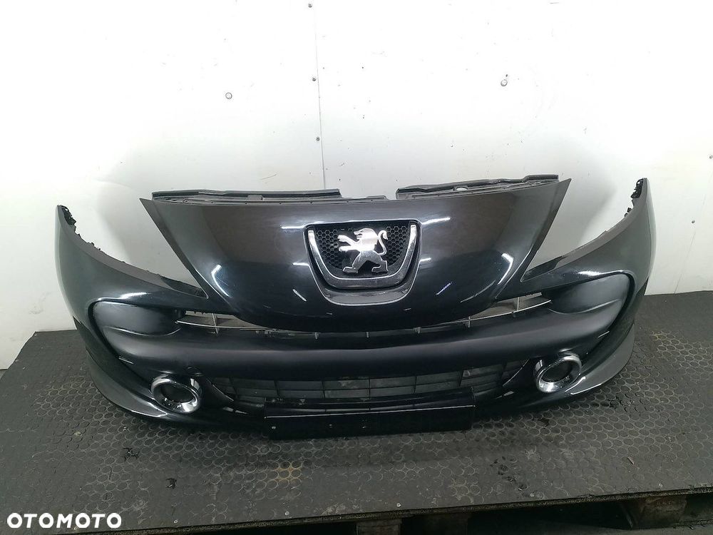 ZDERZAK PRZÓD PEUGEOT 207 EXL CZARNY 2007-2012 - 1