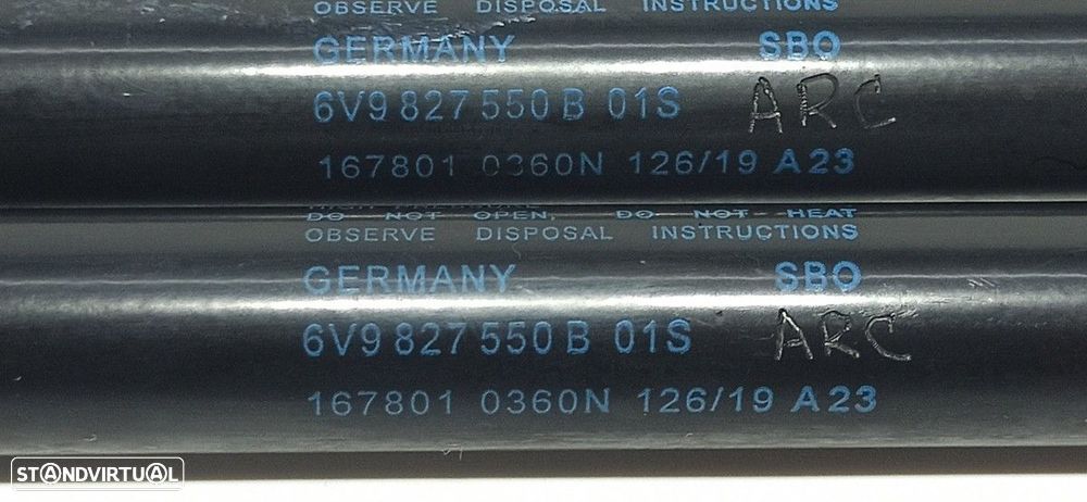 AMORTECEDORES DA MALA SKODA FABIA COMBI ACTIVE - 3