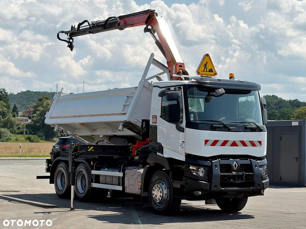Renault C 380 * WYWROTKA 5,20 m + PK 16001 + PILOT + BORDMATIC *6x4 - 4