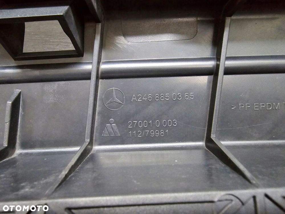 MERCEDES W246 MOCOWANIE GÓRNE ZDERZAKA PRZÓD Z USZCZELKĄ A2468850365 - 8