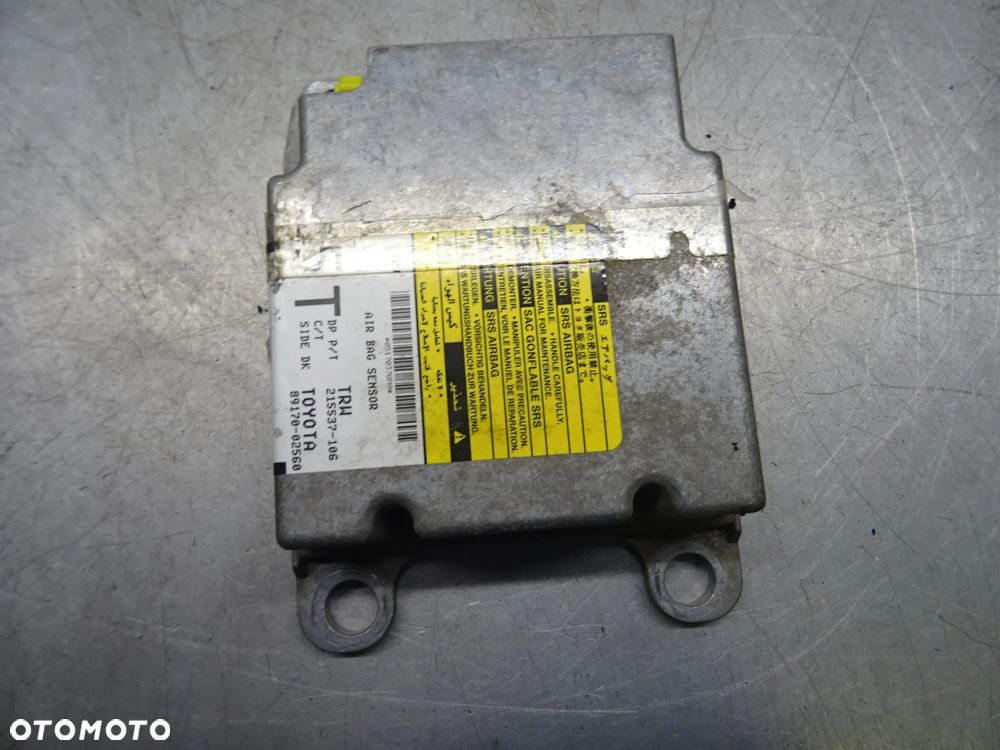 TOYOTA AURIS 06-09 1.4 D4D STEROWNIK MODUŁ AIRBAG 89170-02560 - 4