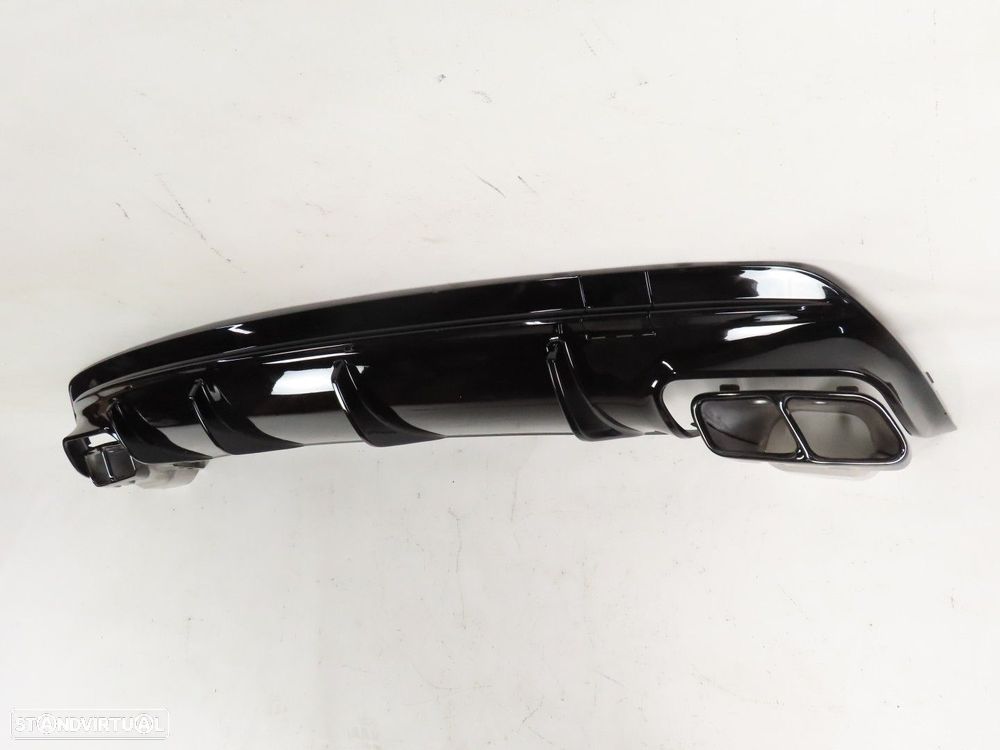 Difusor parachoques com Ponteiras Look A45 Trás Novo/ ABS MERCEDES-BENZ CLA Coup... - 3