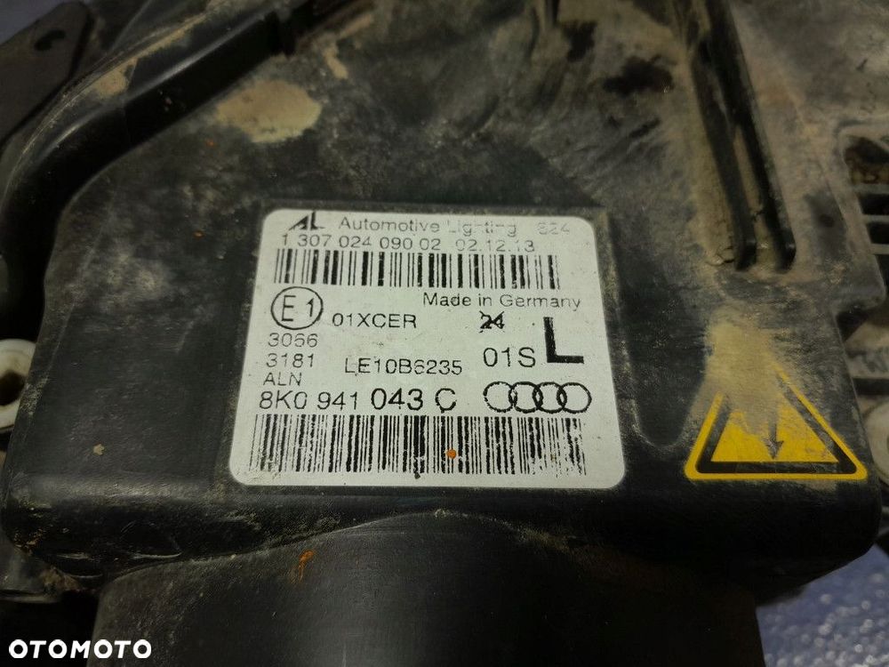 AUDI A4 B8 LIFT REFLEKTOR LAMPA LEWA XENON LED EU  8K0941043C - 5