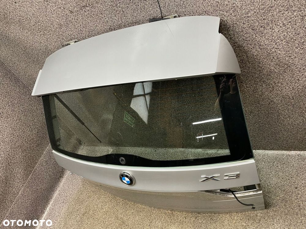 Klapa bagaznika szyba listwa tyl LIFT BMW X3 E83 354/7 srebrna 80 umFe ORG - 7