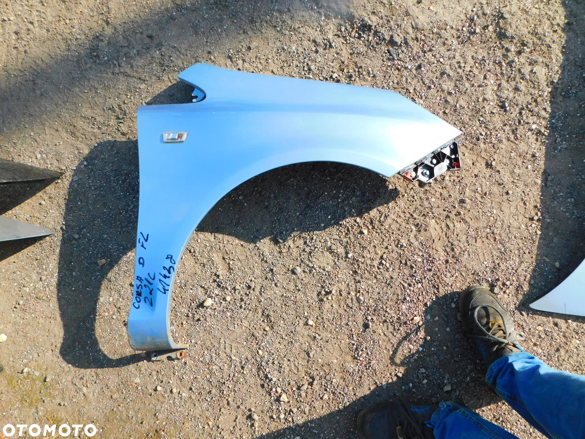 opel corsa D FL błotnik kolor Z21C nr 41438 WYSYŁKA - 1
