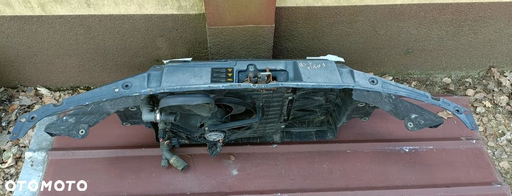SKODA FABIA I 99-08 r. 1,4 B pas przedni komplet chłodnic WENTYLATOR + - 9