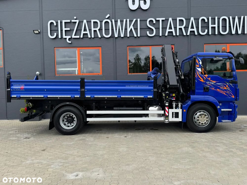 MAN TGM TGL TGS 18.250 // E6 // wywrotka + HDS HMF z pilotem // 4x2 // budowlanka // kiper wywrot żuraw dzwig kran crane - 9