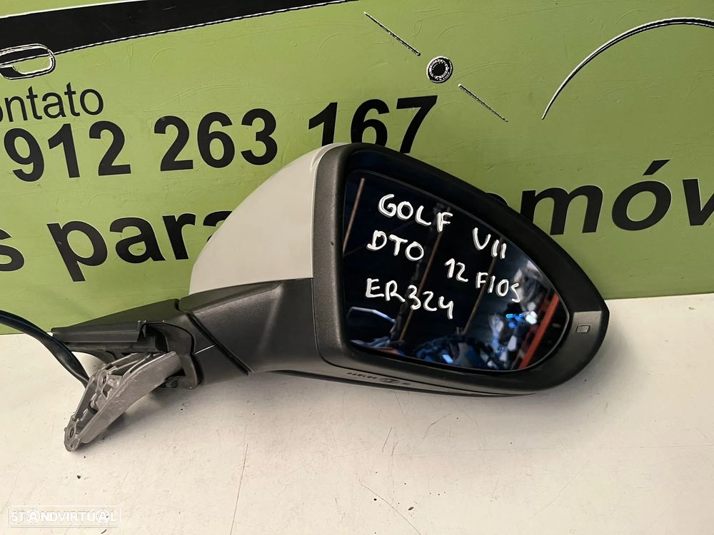 Vw Golf VII 7 - ESPELHO RETROVISOR DIREITO - ER324 - 2