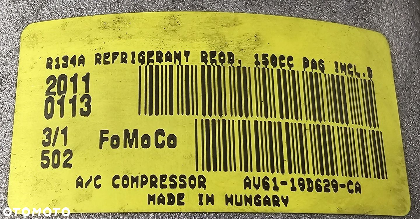 NOWA ORYGINALNA SPRĘŻARKA KLIMATYZACJI FORD / VOLVO - AV61-19D629-CA - 2