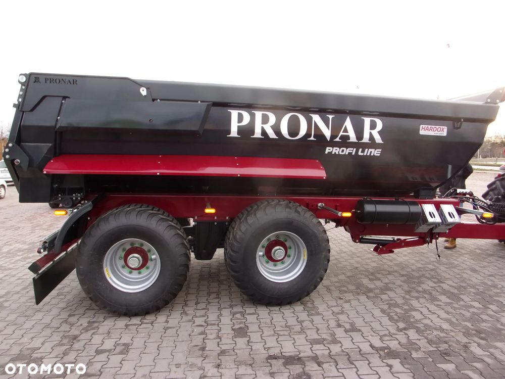 Pronar Przyczepa T701HP -16,1 tony, rolnicza - ciężarowa - budowlana ze skrzynią ładunkową typu Half-Pipe, skorupowa, tandem - 9