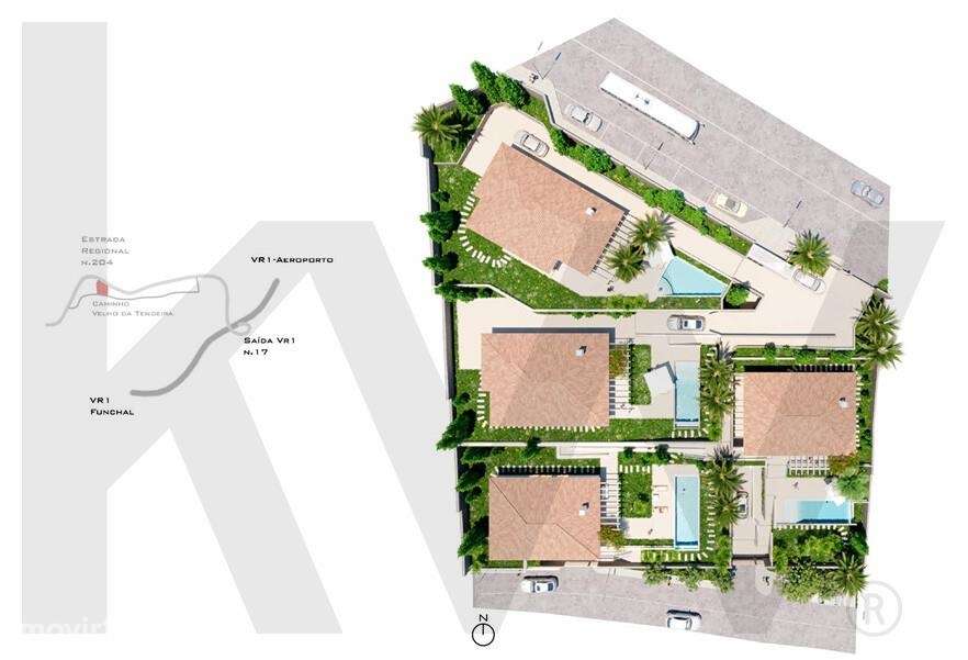 Casa nova T3 com piscina, térrea, com 3 wc, em local tranquilo, com um - Grande imagem: 2/13