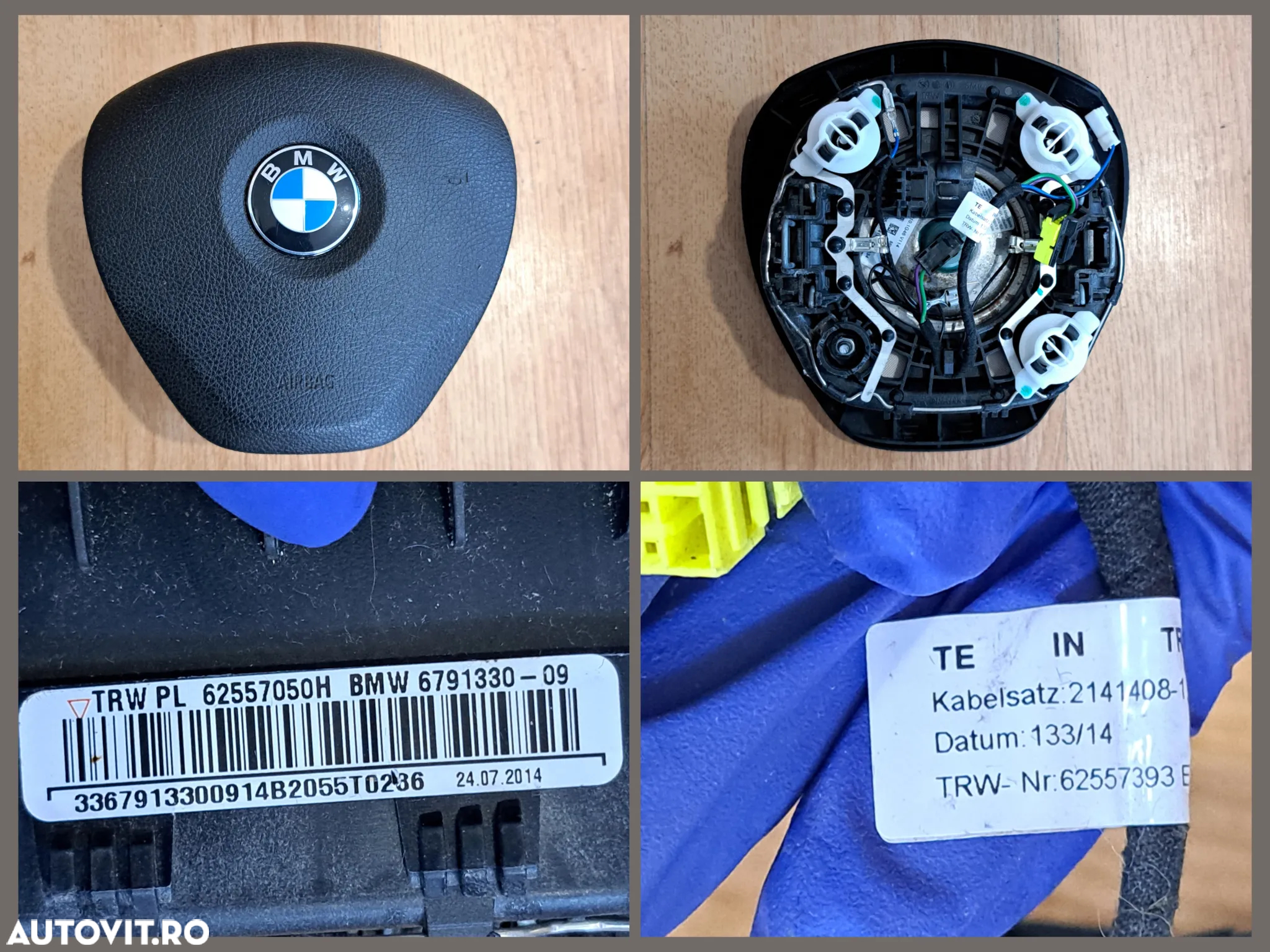 BMW Seria F Cotiera centrala fata Plafoniera fata spate Plafoniera reglabila spate Modul airbag Schimbator viteze Adaptor snap-in bluetooth Grila ventilatie originale BMW F07 F04 F20 F34 F10 F26 F01 F11 F16 - 5