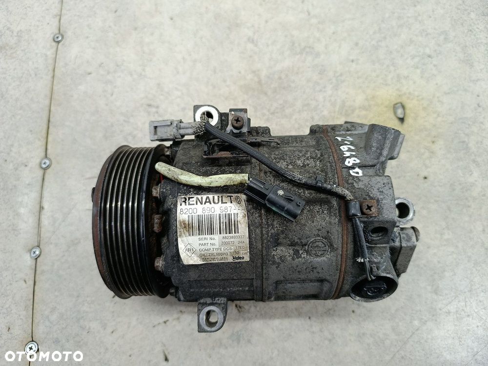 POMPA, SPRĘŻARKA KLIMATYZACJI RENAULT LAGUNA III 8200890987 VALEO 2.0 DCI - 2