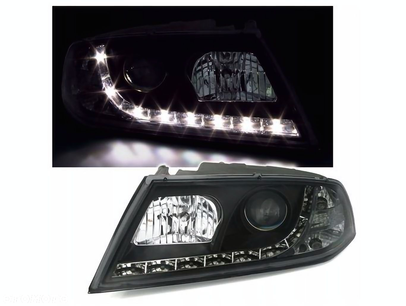 LAMPY REFLEKTORY DO SKODA OCTAVIA II 2 Od OD 2004 DO 2008 Roku  LED XENON - 3