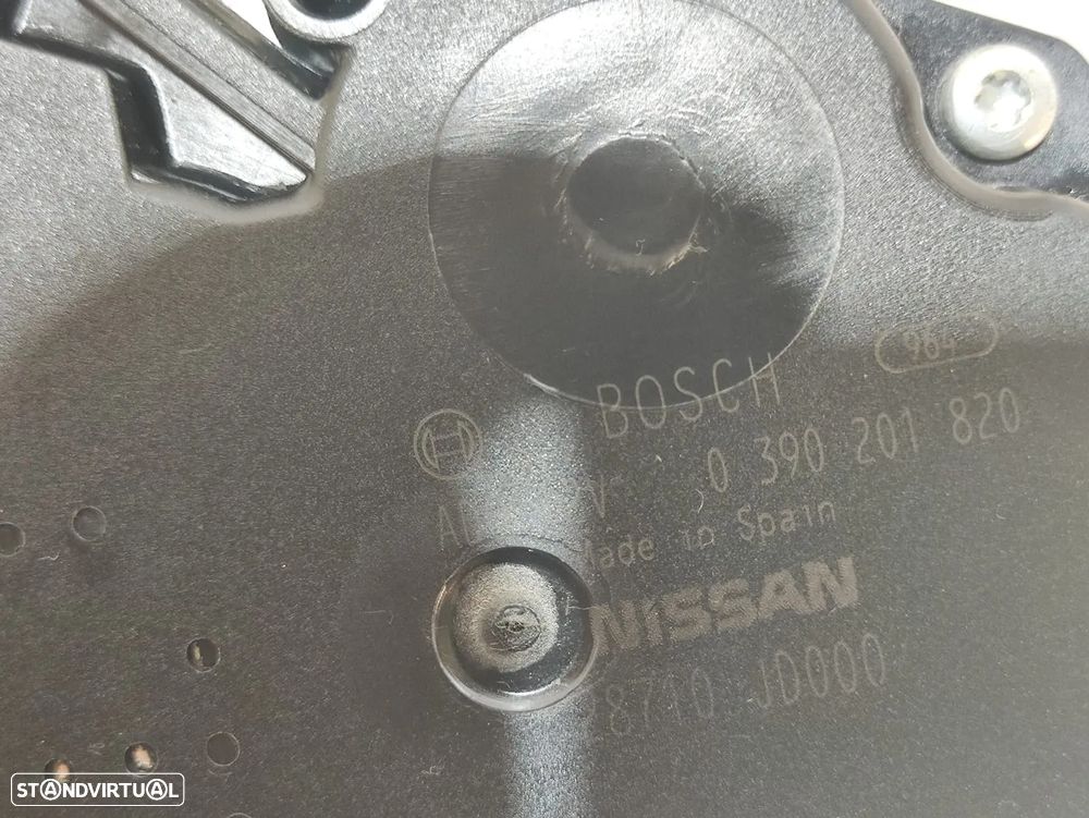 MOTOR LIMPA VIDROS DA MALA ORIGINAL NISSAN QASHQAI J10 - 6