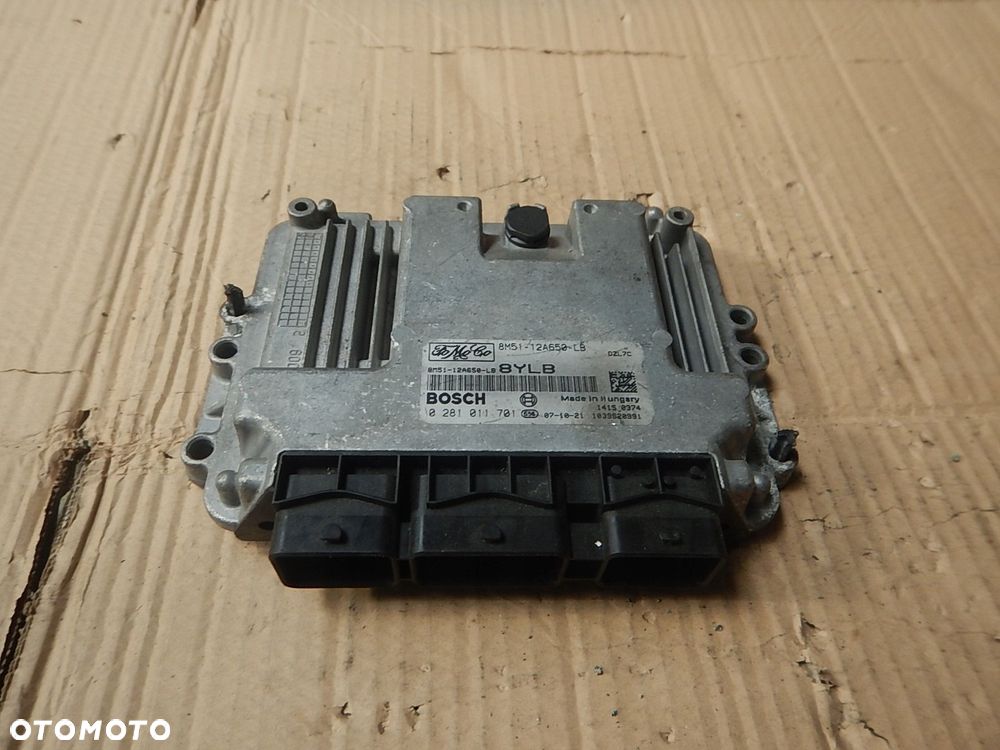 komputer silnika ford focus mk2 1.6 tdci 0281011701 8m51-12a650-lb - 2