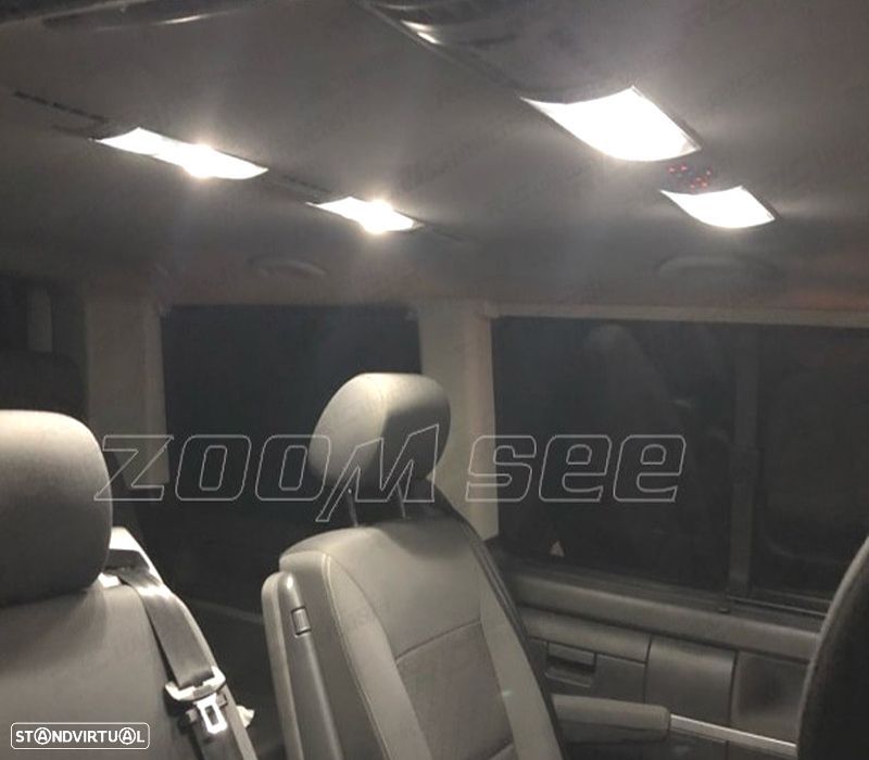 KIT COMPLETO 18 LAMPADAS LED INTERIOR PARA VOLKSWAGEN VW MULTIVAN MK5 T5 03-15 - 3