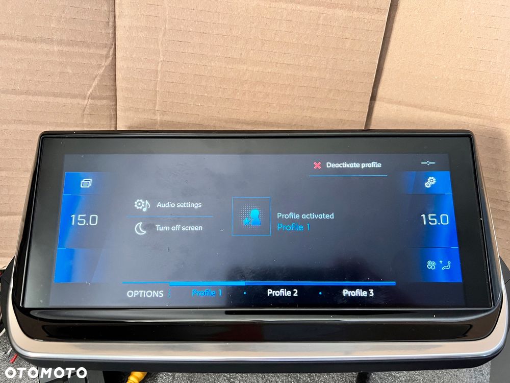 WYŚWIETLACZ NAWIGACJI PEUGEOT 208 2008 9824619980