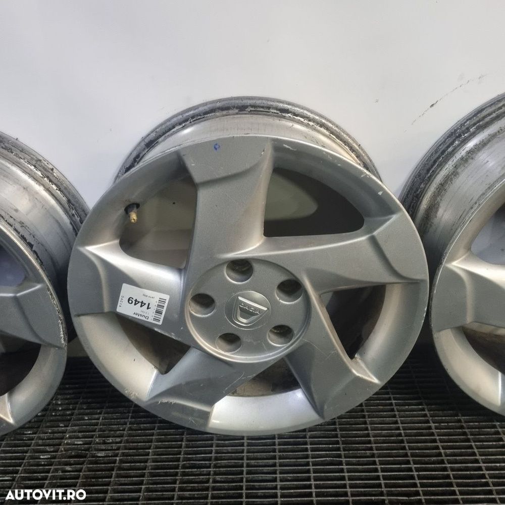 Jante aliaj Dacia Duster 2014 - 2017 (1449) R16 Nu are et/5x115 - 3