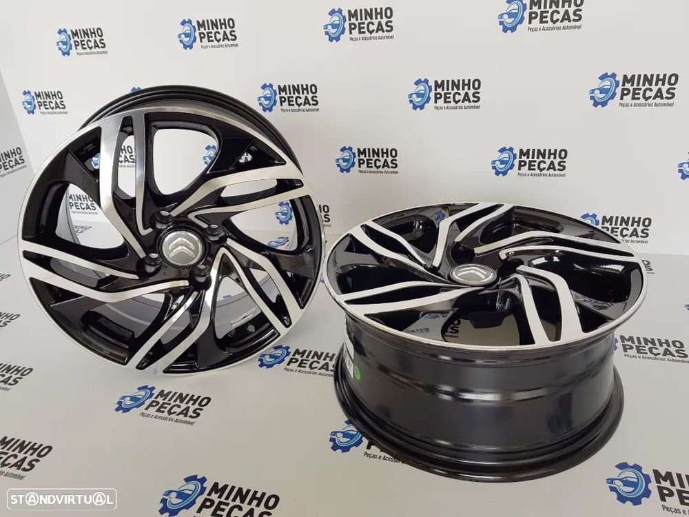 Jantes Citroen DS3 16 Preto Polido - 6