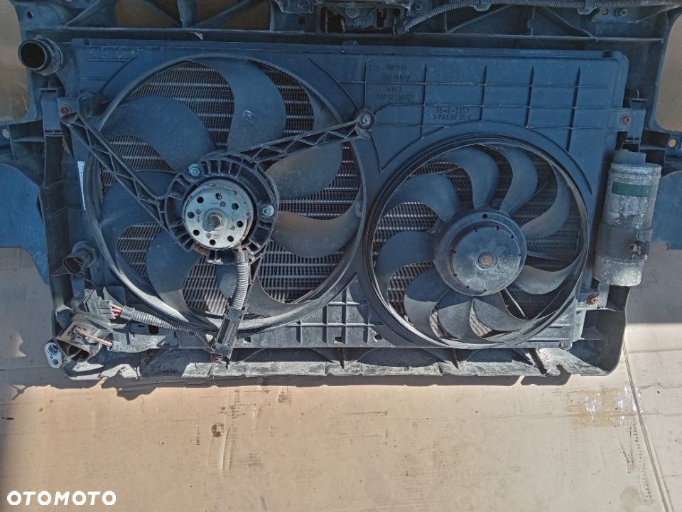 Pas przedni kompletny chłodnice VW Bora 1.4 16V 1J0121253N 1J0121207T - 4