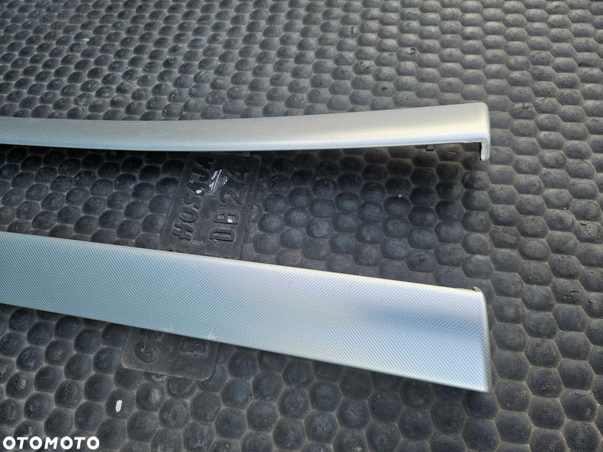 Listwy Ozdobne Dekor Listwa Drzwi Srebrne Rybia Luska Carbon Audi A4 B6 B7 - 27