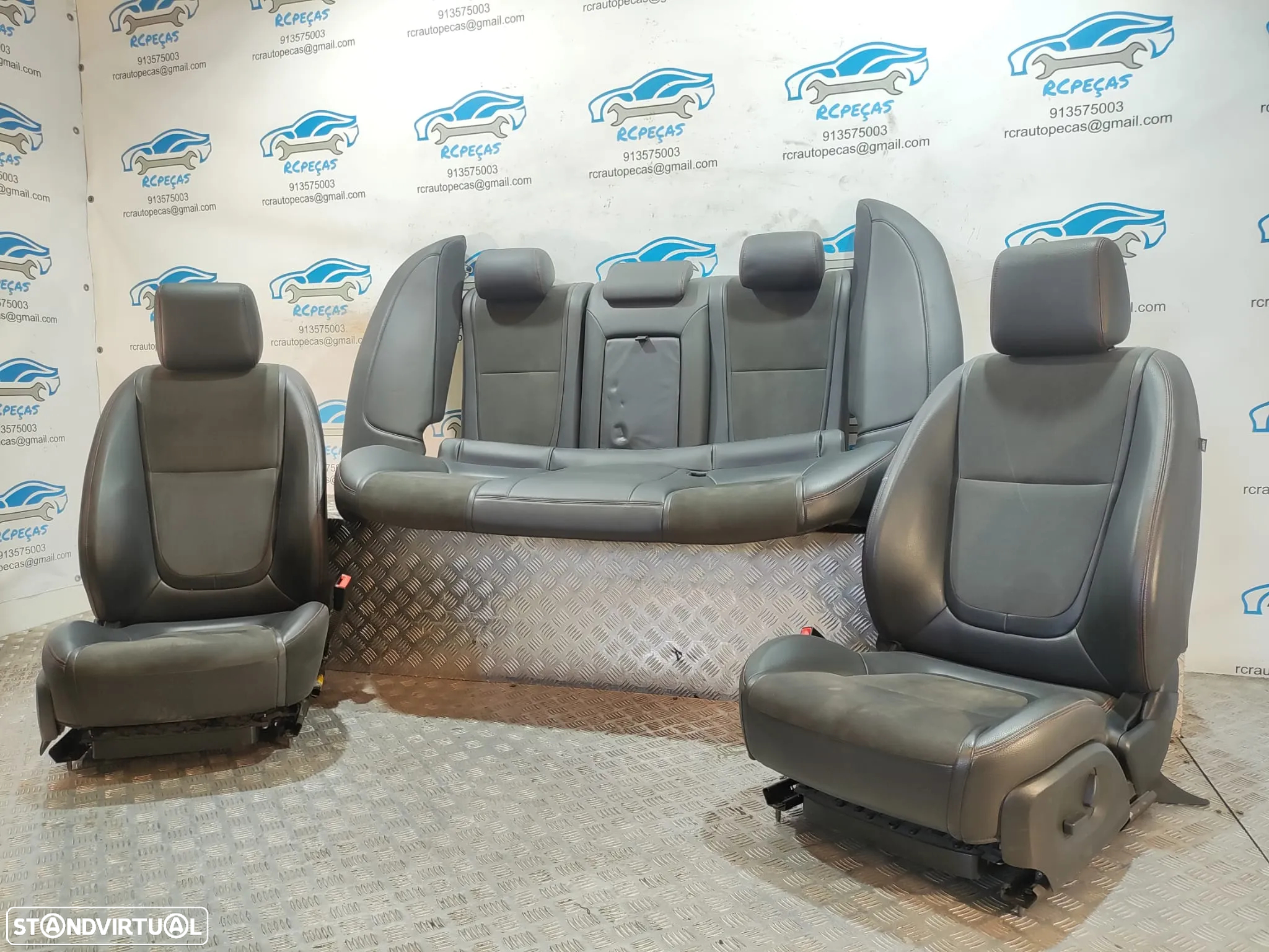 Conjunto Bancos em Pele Elétricos Jaguar XF X250 - 3