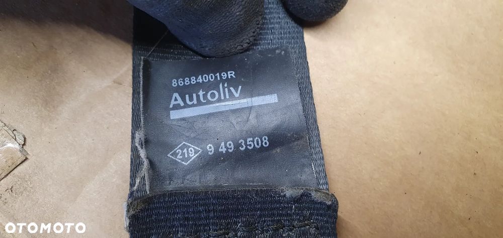 Pas bezpieczeństwa prawy przód przedni prawy Opel Movano III 868840019R - 4