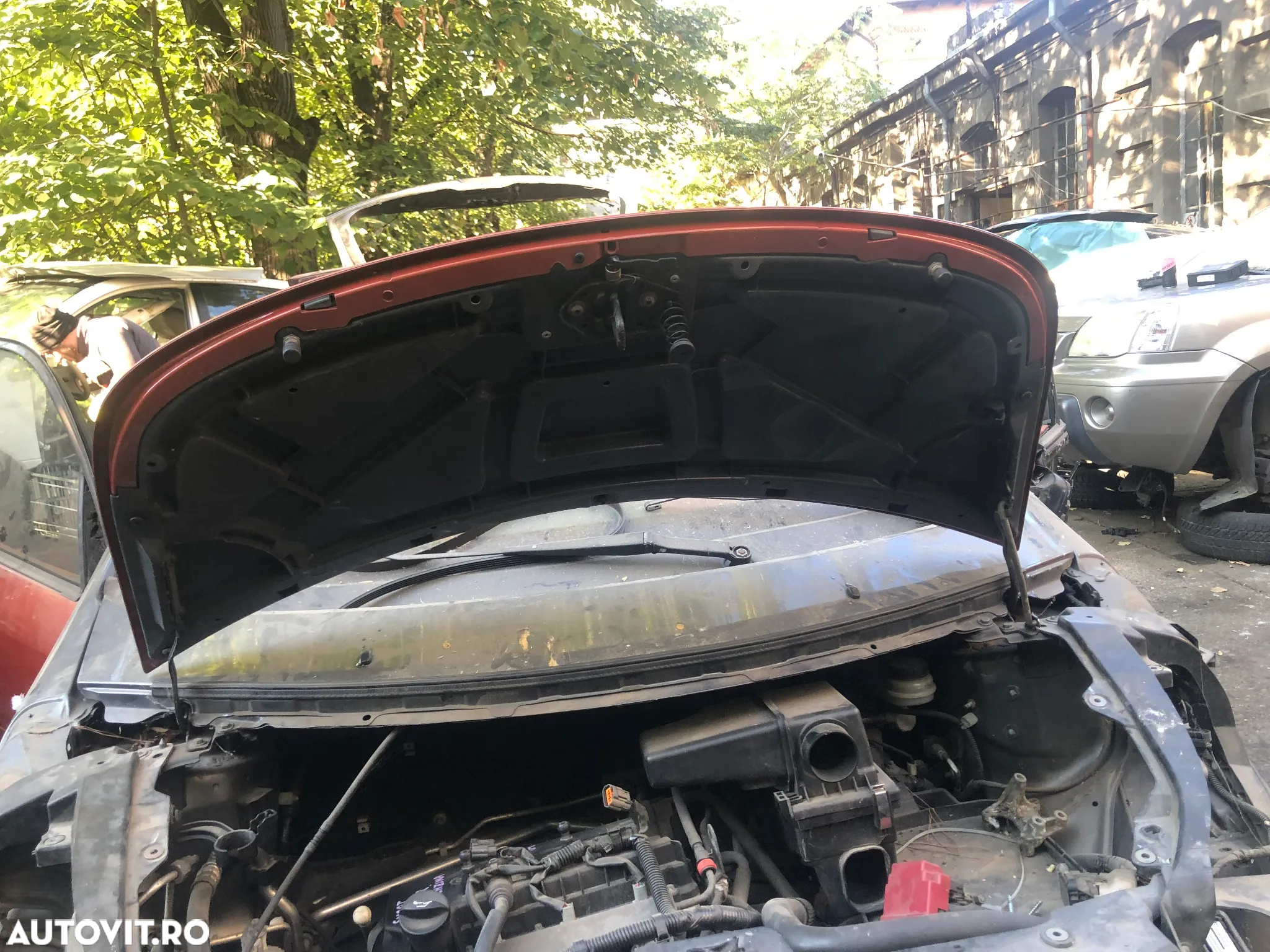 Capota fata motor Smart ForFour 2005 portocaliu maro - 5