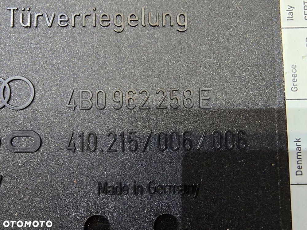 MODUŁ KOMFORTU AUDI A6 C5 KOMBI 4B0962258E - 3