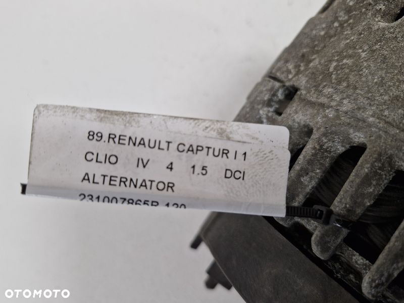renault captur 1 i clio 4 iv 1.5 dci alternator 231007865r - 11