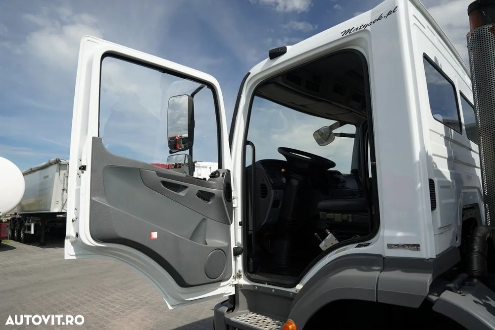 Mercedes-Benz AXOR 1833 / 4x2 / BASCULATOR 3 LATE + HDS HIAB 122 / HYDROBRA / MANUAL / - 26