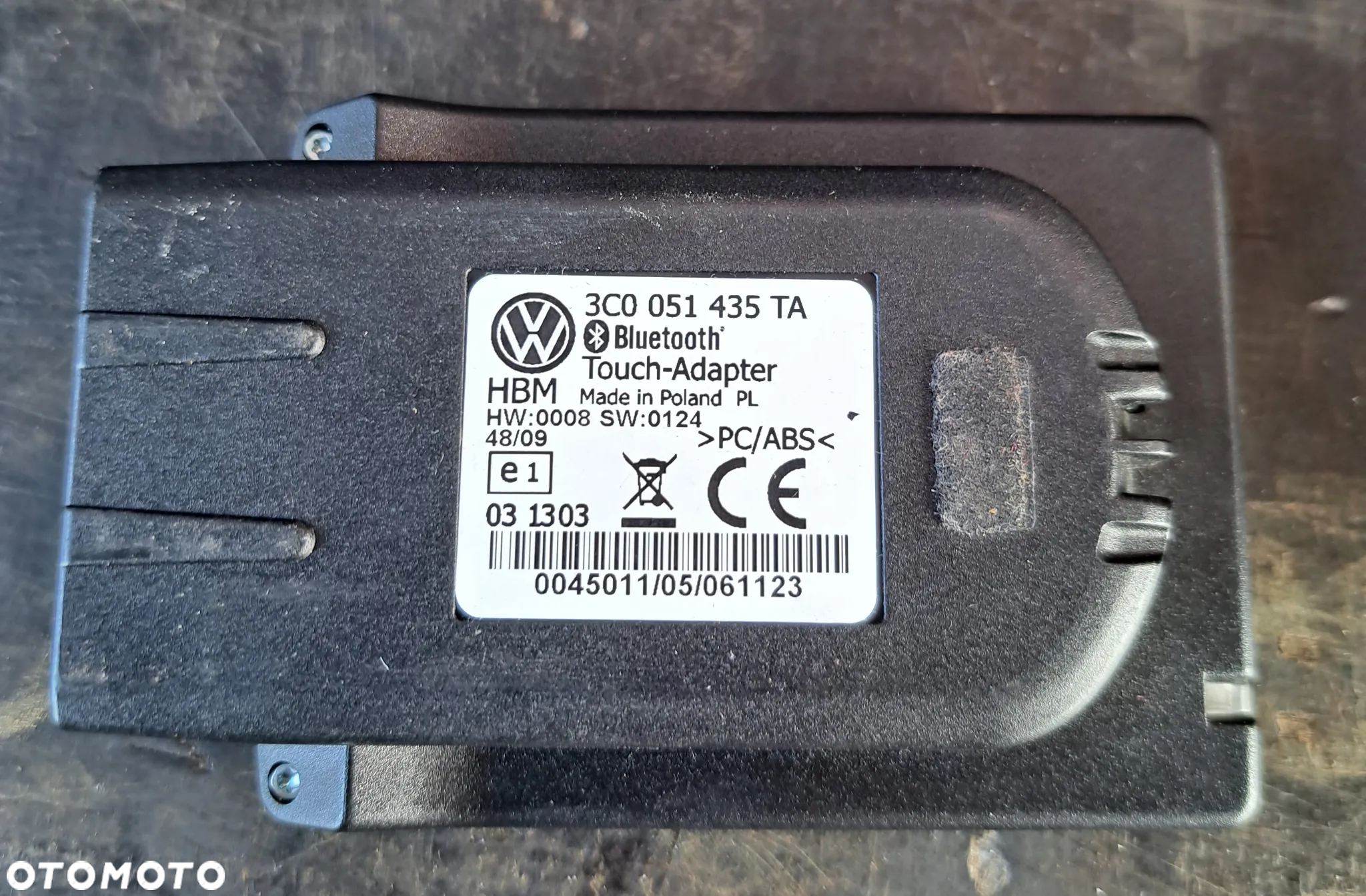 ADAPTER VW BLUETOOTH HBM Touch + UCHWYT  VW PASSAT B6 - 7