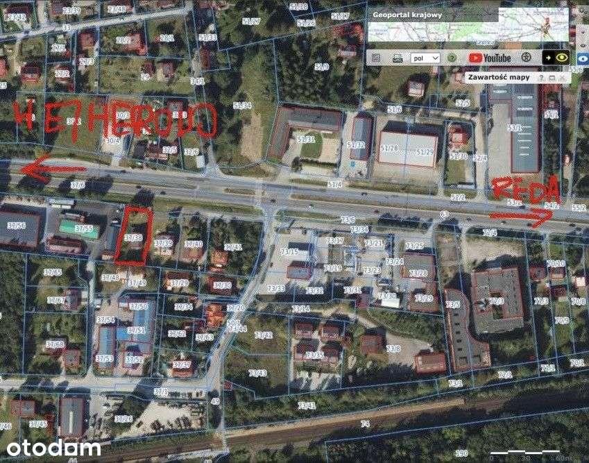 DZiałka 1236 m2 z domem do remontu - Pełny obrazek: 5/6