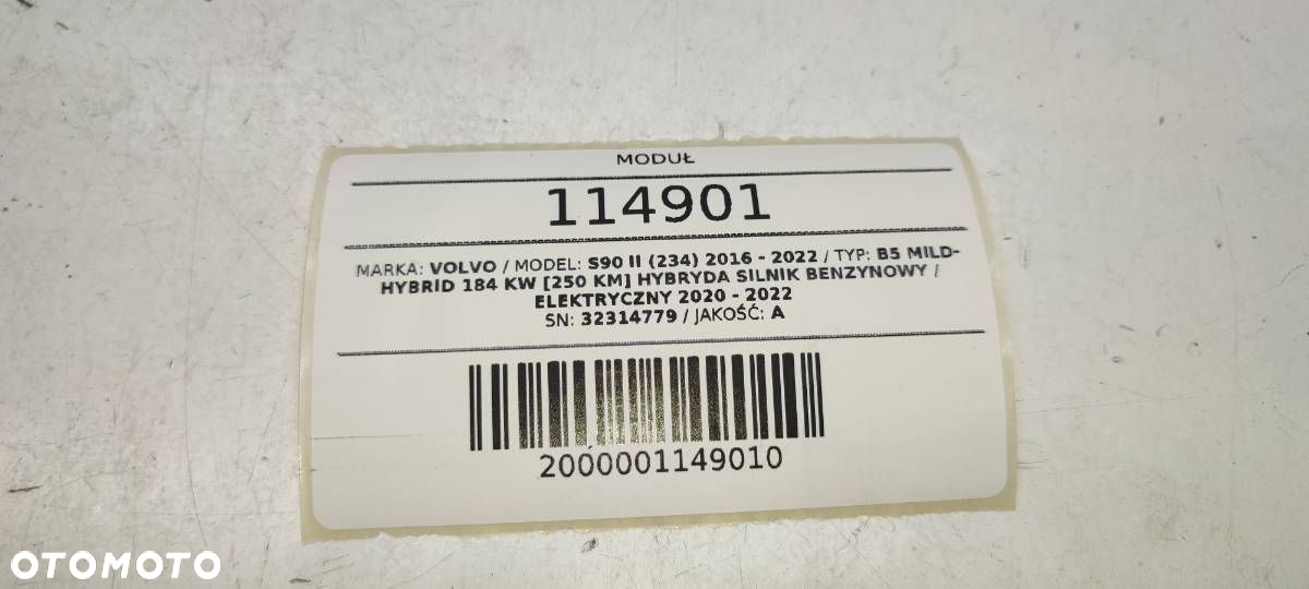 MODUŁ STEROWNIK KLAPY BAGAŻNIKA VOLVO S90 II 31676620 - 4