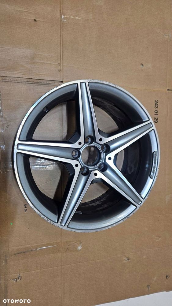 felga aluminiowa mercedes c-klasa w205 amg 18'' 8,5j et49 5x112 a2054011200 - 1