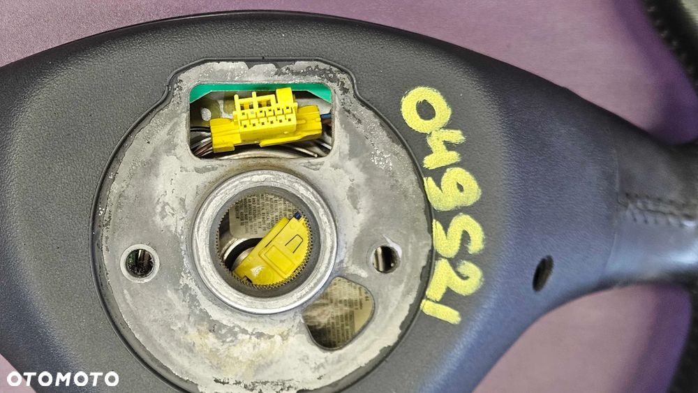 Kierownica Trzy 3 Ramienna Czarna Skóra Soul Air Bag Poduszka Kabel Wtyczka AUDI A4 B6 B7 - 15