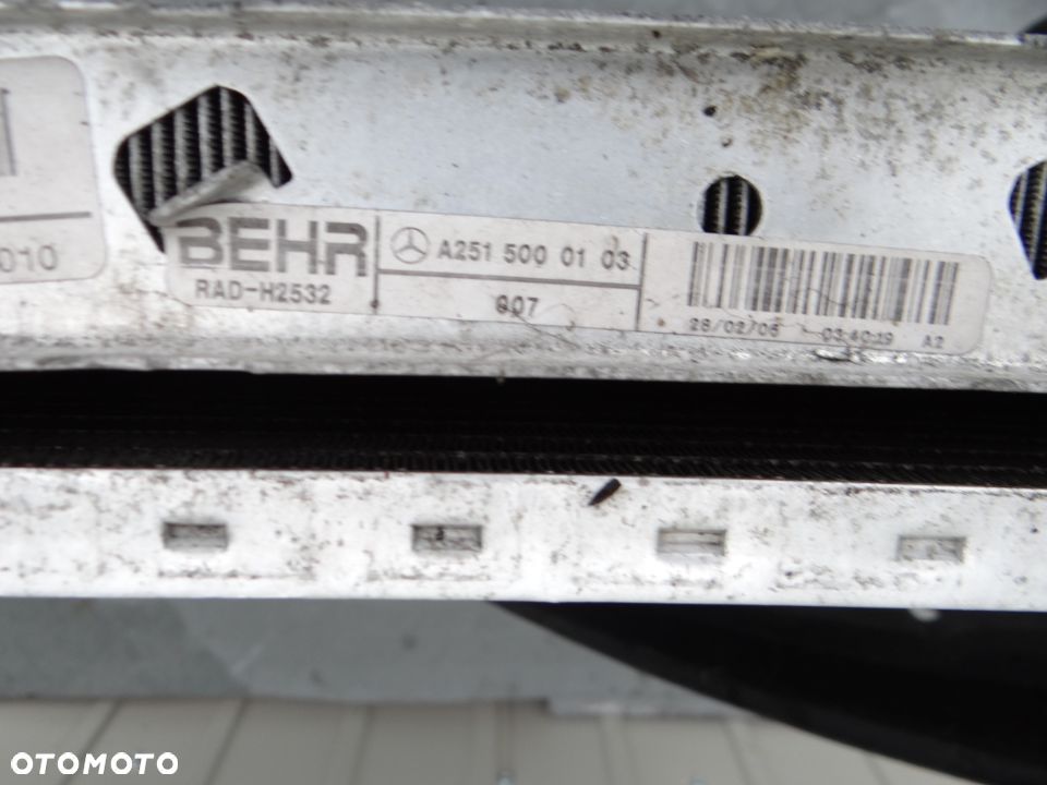 ML W164 3.0 CDI Chlodnica wody klimy kierownica powietrza 2515000304 - 5