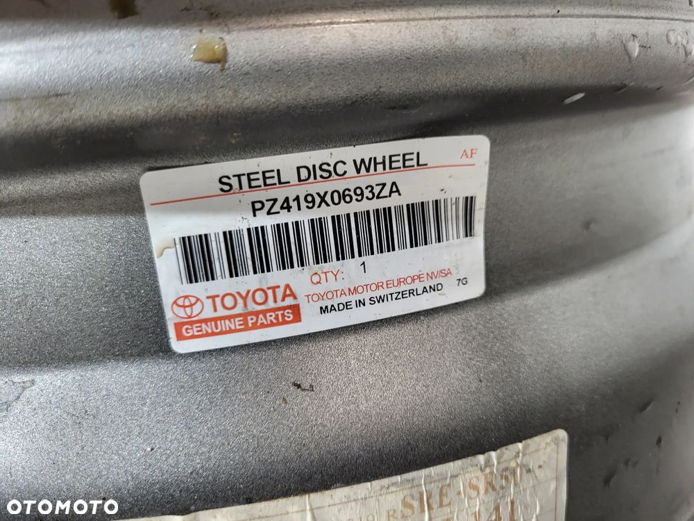 Toyota Rav4 IV Felga Stalowa 17 5x114.3 - 4