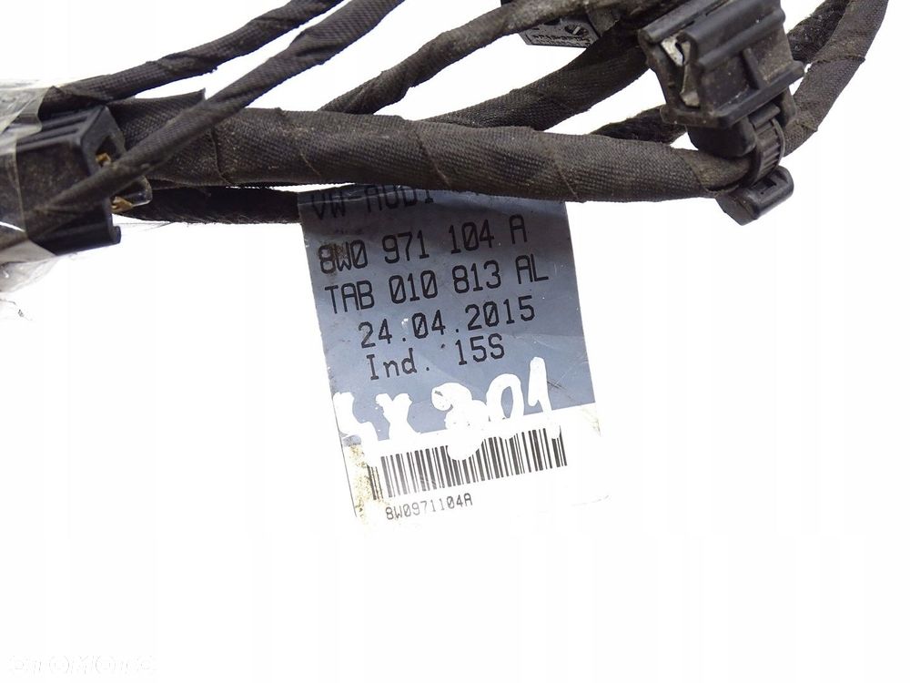 WIĄZKA INSTALACJA 4X CZUJNIKÓW PDC PARKOWANIA TYŁ AUDI A4 B9 8W0971104A - 6