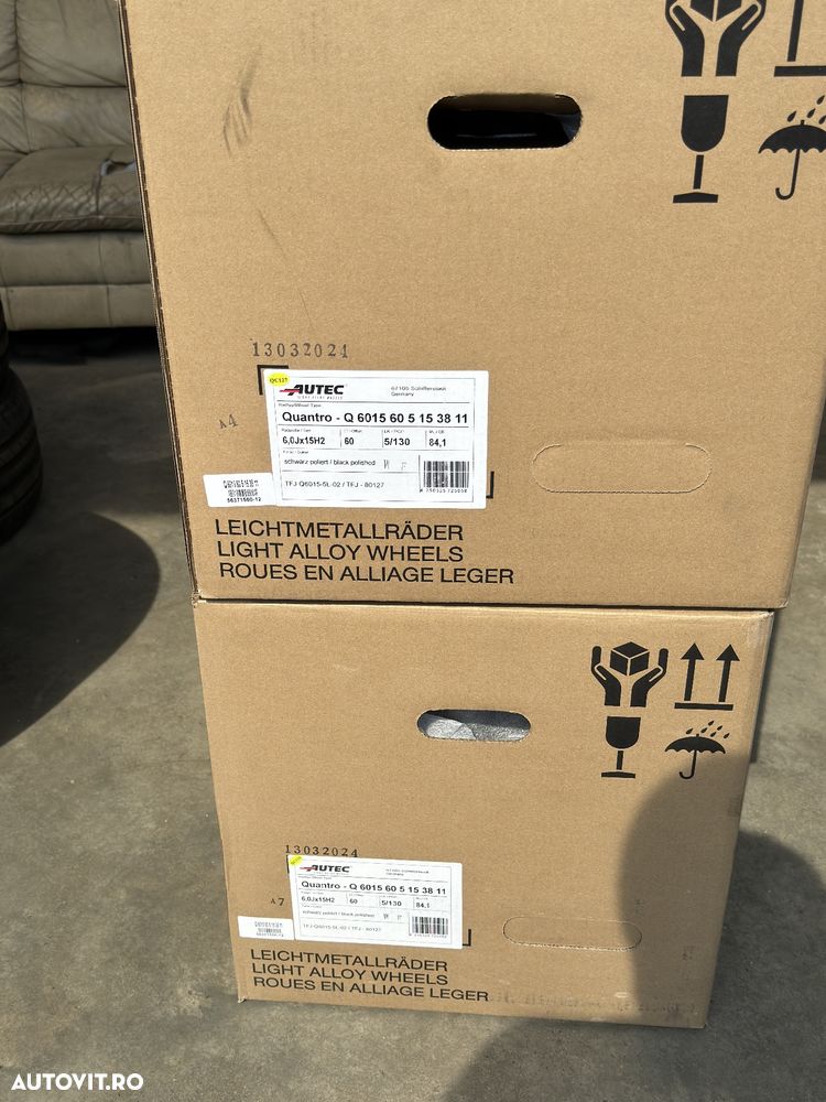 Vând jante aliaj pentru Mercedes sprinter pe 15” noi - 7