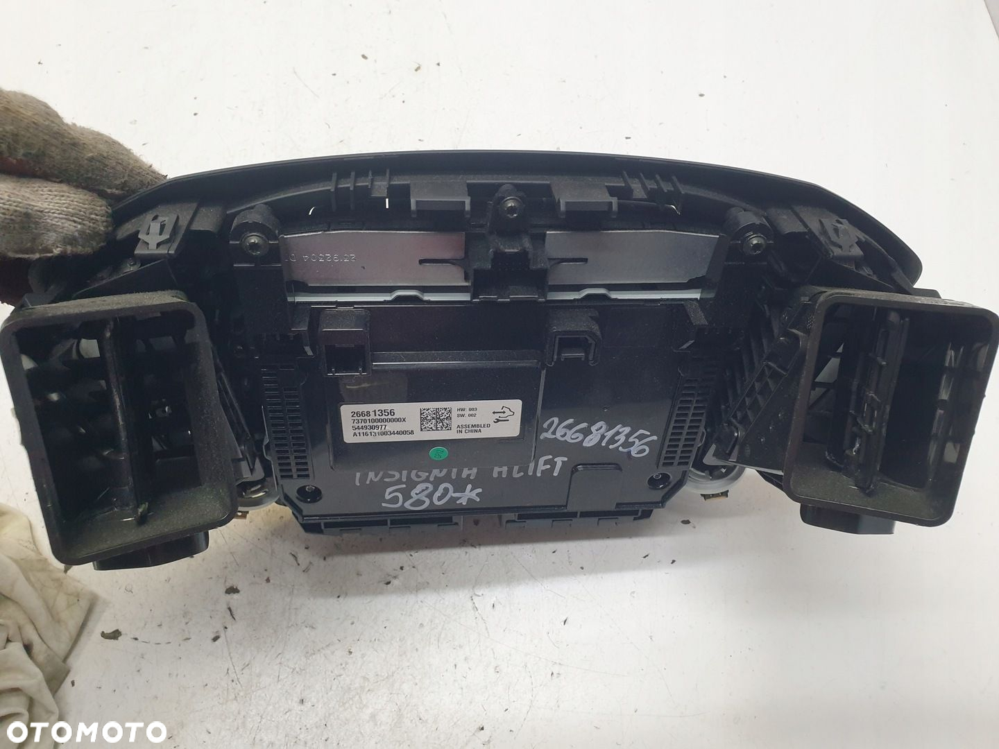 WYŚWIETLACZ RADIA NAWIGACJI OPEL INSIGNIA A LIFT 26681356 - 7