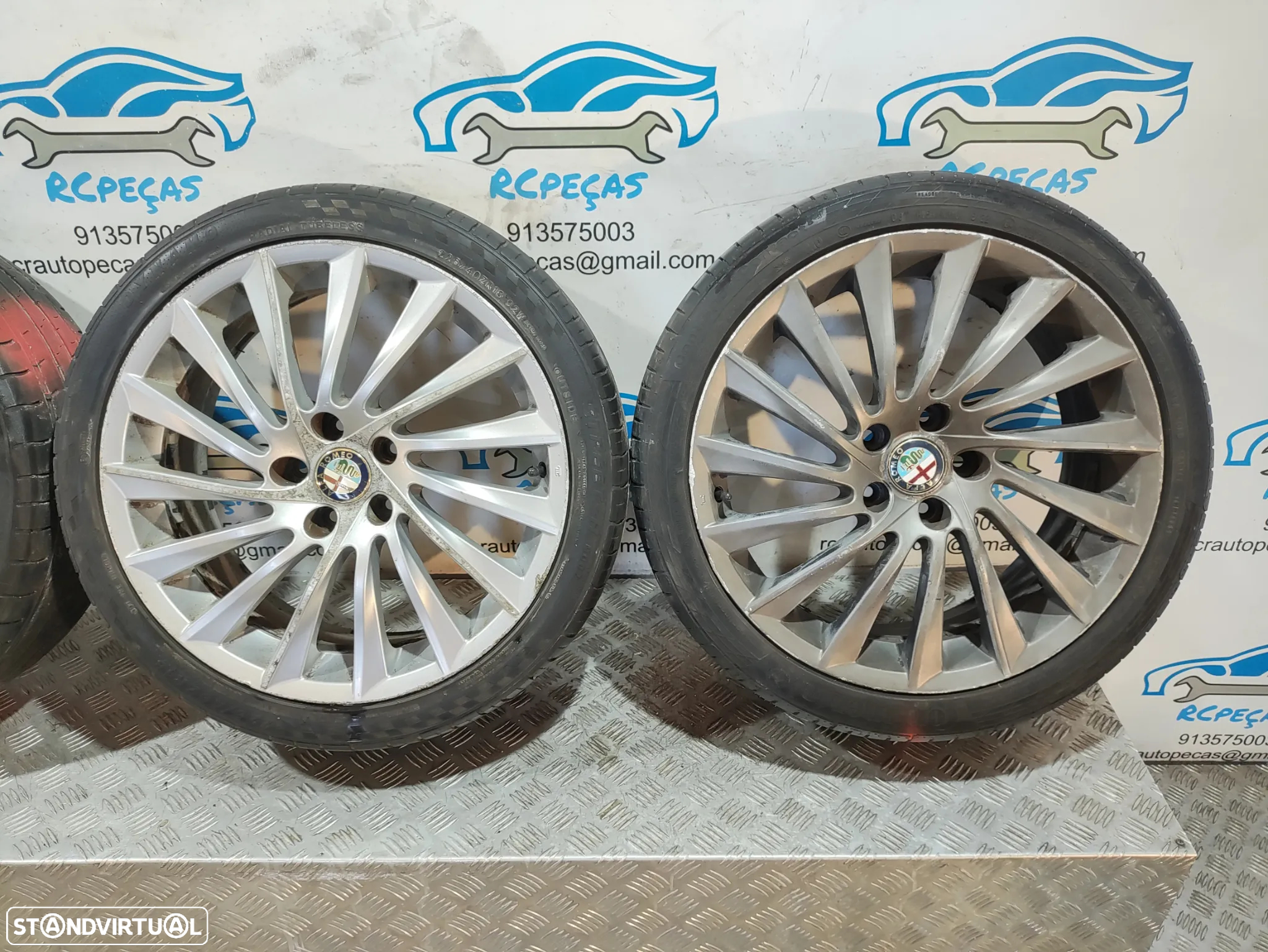 Conjunto Jantes 18 Originais Alfa Romeo Giulietta 7,5J ET41 5x110 - 5