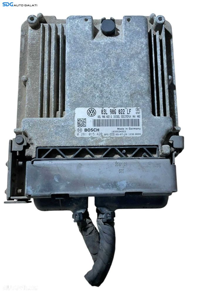 ECU Calculator Motor Volkswagen Golf 6 2.0 TDI CBD CBDC 2008 - 2013 Cod 03L906022LF 0281015420 [LR0464] [LR0465] - 1