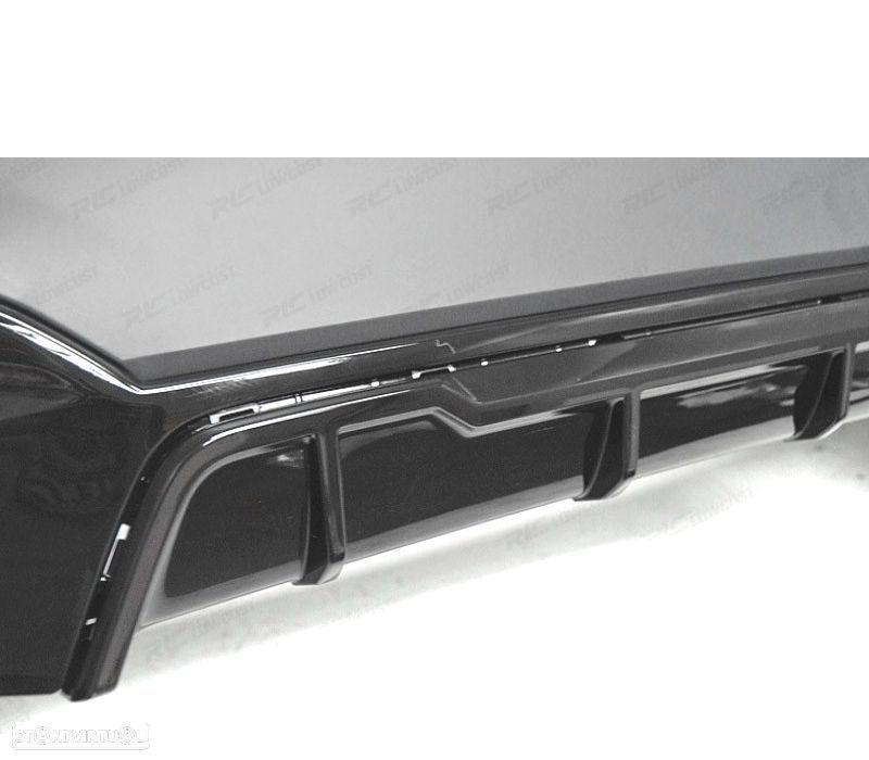 PARA-CHOQUES TRASEIRO BMW G20 19-22 LOOK M PERFORMANCE PRETO BRILHANTE PDC - 3