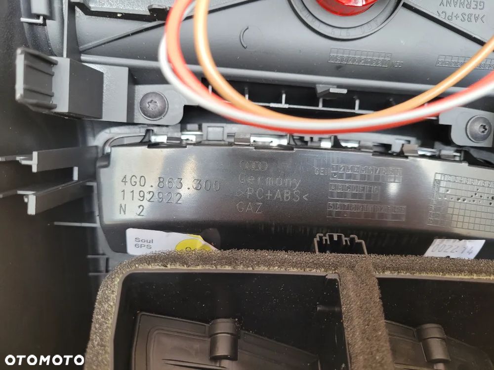 AUDI A6 C7 PANEL NAWIEWU KRATKA TYŁ OBUDOWA - 3